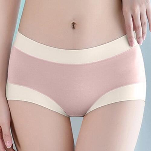 Fashion Sexy Seamless Women Panties Satin Silk Female Underwear Hot Sale Lingerie Breathable Girl Briefs Comfort Lady Lingerie