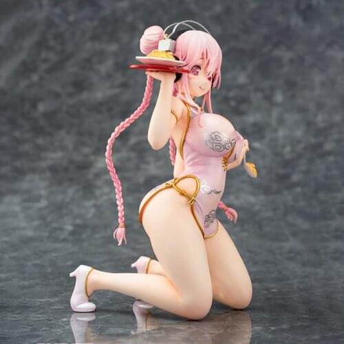 Nitro Super Sonic Emon Restaurant Super Sonico China Dress Ver. PVC Action Figure Japanese Anime Figure Model Toys Doll Gift