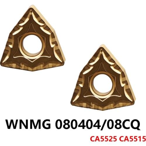 Carbide Inserts WNMG080404 WNMG080408 WNMG080412 CQ CA5515 CA5525 CA510 CA515 CA525 WNMG Process Steel Lathe Tools