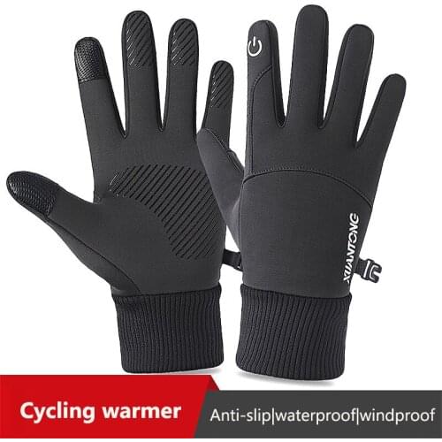 Outdoor Sports Gloves Touch Screen Men Driving Motorcycle Snowboard Gloves Non-slip Ski Gloves Warm Fleece Gloves for Men Women