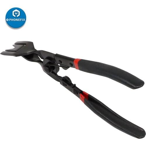 PHONEFIX Durable Car Door Panel Clip Plier Tool Auto Upholstery Trim Clip Removal Tool Pry Bar Fastener Remover Removal Pliers
