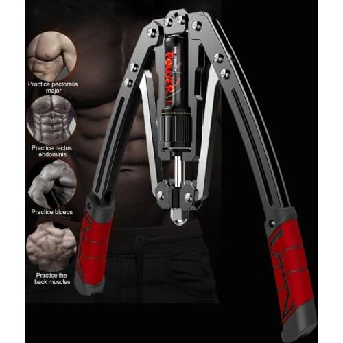 Power Twister Arm Exerciser Adjustable Hydraulic Pressure 22-440lbs Arm Muscle Trainer Men Women Home Fitness Arm Exercise Tool