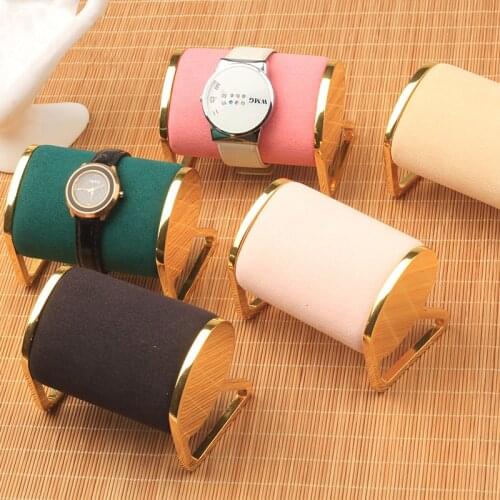 Upscale bracelet display metal rack, jade jewelry display props, boutique watch storage rack