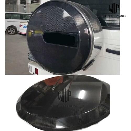 W463 G Class G500 G65 Carbon fiber Car Spare Tire Cover For Mercedes-Benz W463 G55 G65 G63 Body kit 08-14
