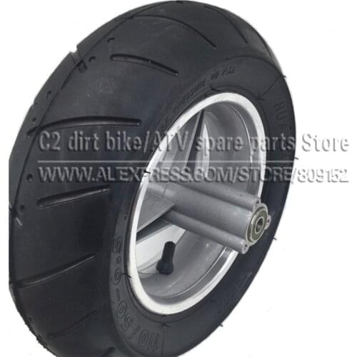 Rear Wheels 110/50-6.5 inch Pocket Bike Tyres Mini Racing bike tire tubeless vacuum for 47cc/49cc 2 stroke small motorcyle