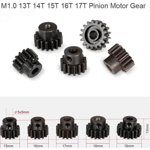 ZD Racing M1.0 13T 14T 15T 16T 17T Metal Pinion Motor Gear for 1/8 RC Buggy Car Monst-er Truck