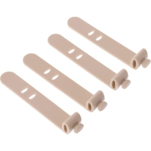 2020 New 4pcs/set Silicone Strips Earphones Storage Tape Soft Wire Headphone USB Cable Tie Organizer Winder Wrap