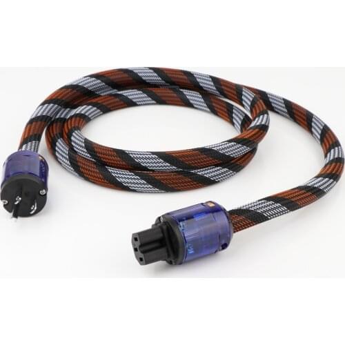 6N OFC Copper US AC Power cord cable HIFI Power Extension Cable Audiophile Power Cord Cable AC Mains Power cable