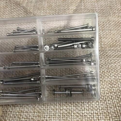 Watch accessories All steel wristwatch strap screw with two ends screw spare parts screw rod connection rod box
