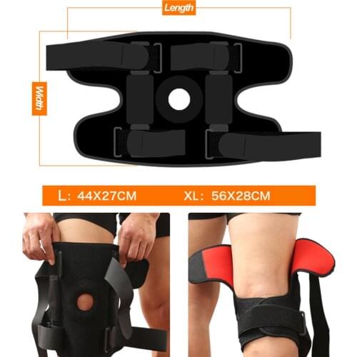 1Pc Elastic Brace Kneepad Adjustable Patella Knee Pads Knee Support Brace Safety Guard Strap for Basketball sport