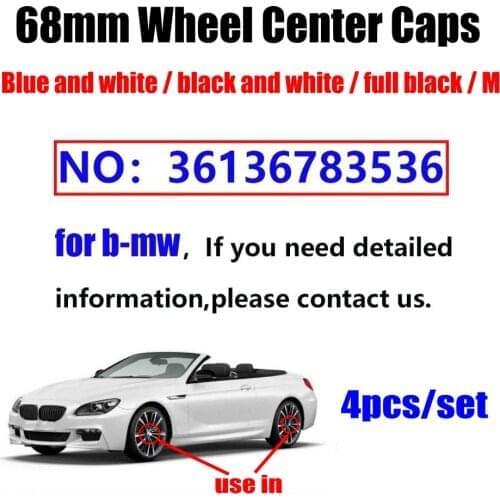 4Pcs Car Styling 68mm 10 pin Auto Car Wheel Center Hub Caps Rim Caps Covers For BMW E46 E30 E39 E34 E60 E36 E38 M3 M5 Badge