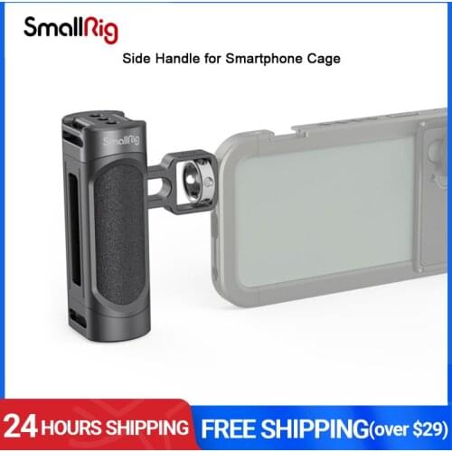 SmallRig Lightweight Side Handle For Smartphone Cage Featuring 1/4" Thread Holes & built-in wrench Accessories DIY rig - 2772