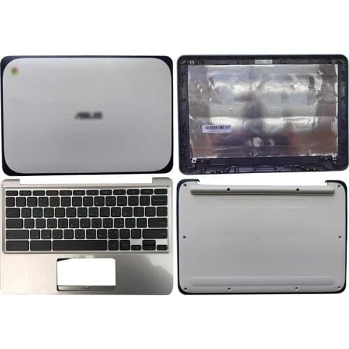NEW Laptop For Asus Chromebook C202SA Laptop LCD Back Cover/Palmrest/Bottom Case