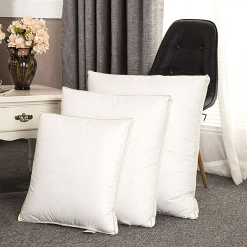 95% Goose Down Filling Bolster pillow Eco-Friendly 60 x 60 cm high quality pillow 1 piece on sale