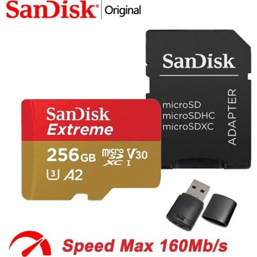 Original SanDisk Extreme Micro SD 128GB SD Card 64GB Flash Memory Card 32GB 256GB Micro Sd Card 512GB 400GB 1TB Microsd TF Card