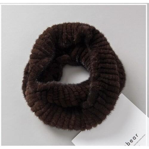 Free Shipping New Genuine Mink Fur Scarf Mens Knitted Fur Shawl Winter Real Mink Fur Poncho Wholesale Retail