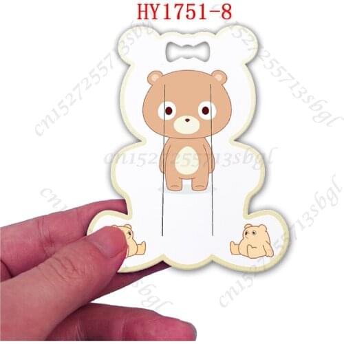 Bear Hairpin Card Cutting Dies Wooden Dies Suitable for Common Die Cutting Machines on the Market