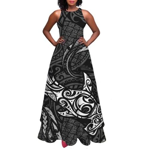 Hycool Custom Vintage Floor-Length Dress Asymmetric Stripe Design Women Sleeveless Summer Dress 2021 A-Line Bridesmaid Dresses