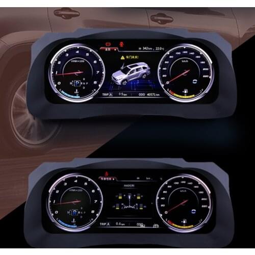 LiisLee Instrument Panel Replacement LED Dashboard Entertainment Intelligent System for Toyota Highlander Kluger XU50 2013~2019