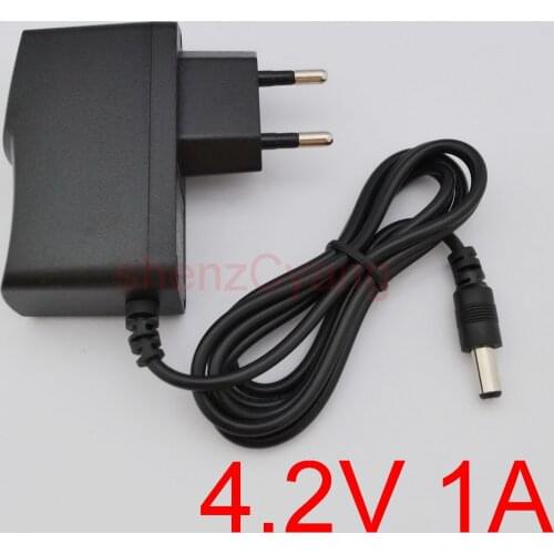 1PCS High quality 4.2V 1A polymer Lithium Ion Battery Li-ion LiPo 2S charger Power Adapter Dual IC DC 5.5mmx 2.1mm EU plug