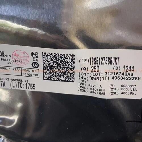 5PCS/LOT TPS51275BRUKT TPS51275BRUK TPS51275 QFN20 LILLARD store only sells 100% original products