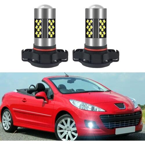 2pcs Led Car Fog Lamp for Peugeot 207 CC (WD) 2007-2015 Front Fog Light Bulb Car Accessories Canbus