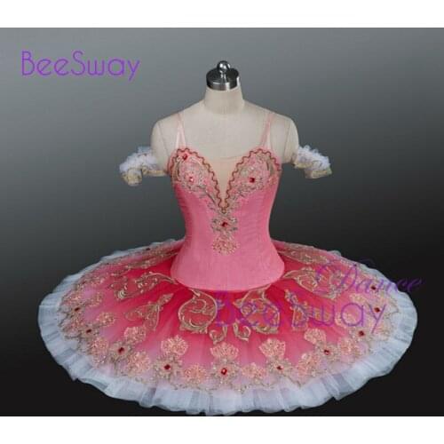 Ballet costume Adult Professional Ballet Tutu dance Dress Pink Nutcracker Sugar Plum Fairy Performance Tutus skirt for women