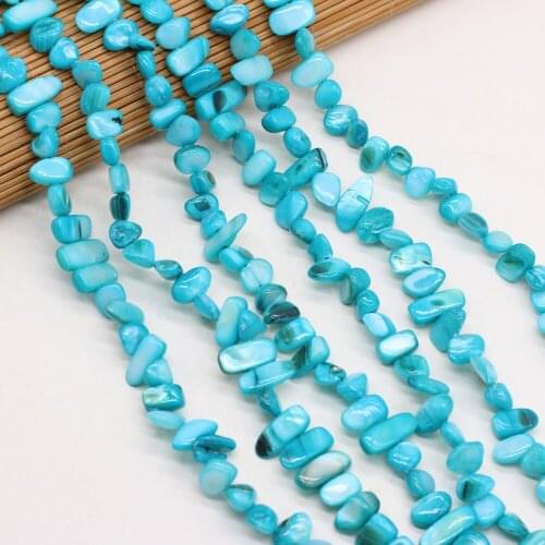 Natural Shell Beads Irregular Shape Shell Loose Beads For Making DIY Jewelry Necklace Bracelet Length 80cm Size 8x15-10x20mm