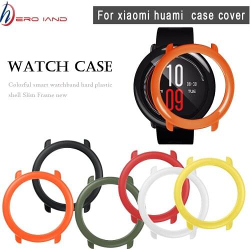 Case for Xiaomi Huami Amazfit Pace Slim Colorful Frame PC Case Cover Protector Shell for Amazfit Pace Smart Watch Case Cover