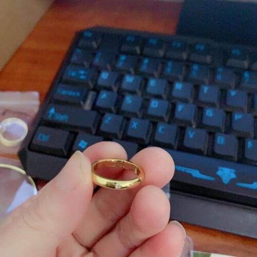 Elegant fashion female zircon round S925 sterling silver ring original brand high quality jewelry logo holiday gift