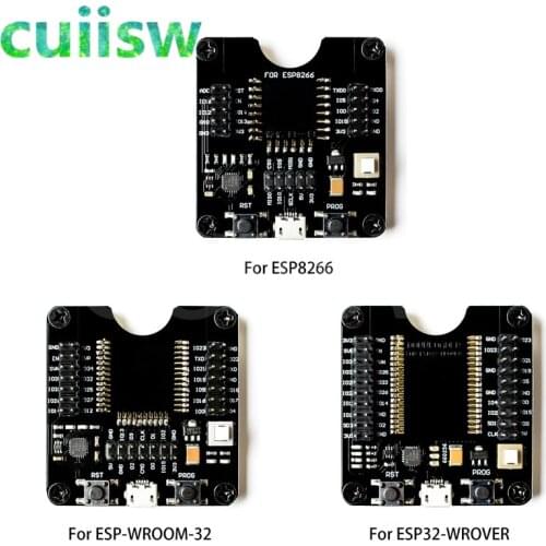 ESP8266 ESP-WROOM-32 ESP32-WROVER Development Board Test Burning Fixture Tool Downloader for ESP-12F ESP-07S ESP-12S