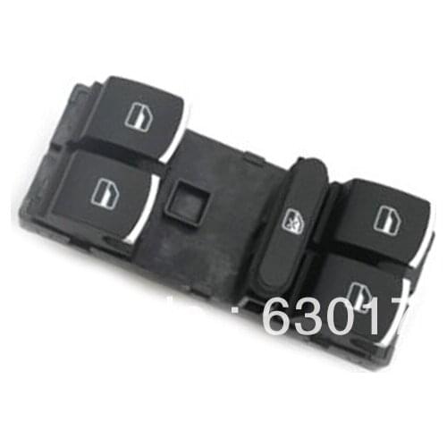 Chrome Tip Driver Side Power Window Panel Master Switch For VW Volkswagen Passat B6