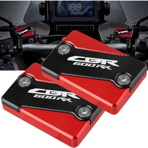 Motorcycle CNC Front Brake Master Cylinder Fluid Reservoir Cover Oil Cap For Honda CBR600RR CBR 600RR 2003 2004 2005 2006-2013