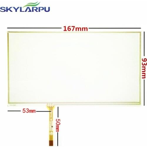 Skylarpu New 6.9" inch 6.95" inch 167*93mm Touch Screen Panels for 167mm*93mm GPS Touch screen digitizer panel replacement