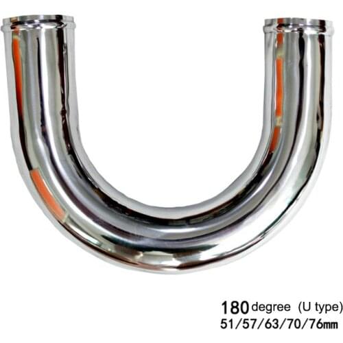 General aluminum alloy inlet straight /L 45° 90° U type aluminum tube turbocharged intercooled pipeline inlet pipe