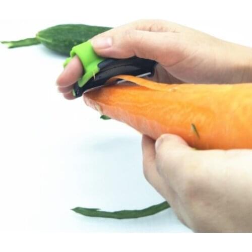 Vegetable Peeler Hand Potato Finger Grip Peeler For Pumpkin Carrot Cucumber