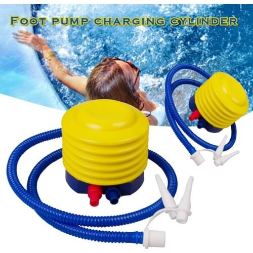 Plastic Bellows Foot Pumps Portable Labor-Saving with Hose for Sports Mattress Swimming Ring Balloon SAL99