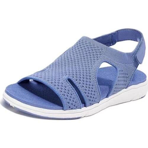 Fashion New Women Sandals Breathable Comfort Shopping Ladies Walking Shoes Wedge Heels Summer Platform Sandal Shoes Large size