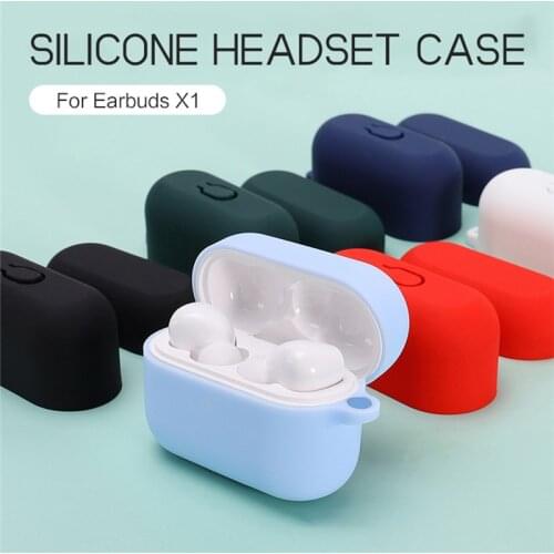 Silicone Earphone Case For Huawei Honor Earbuds X1 Dust-proof Protective Wireless Bluetooth Earphone soft Cover Case For Earbuds