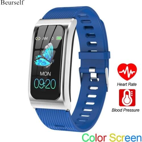 Smart Watch Waterproof Electronics Watches AK12 Women Fitness Tracker Heart Rate Color Screen Sport Bracelet Bluetooth Wristband