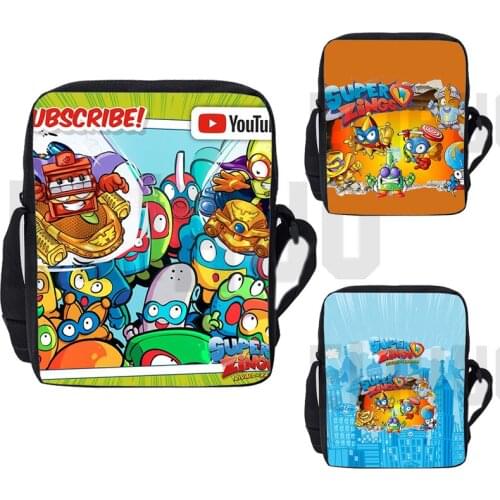 Child Game Super Zings Shoulder Bags Students Superzings Mini Bookbag Anime Teens Stationery Bag Kids Cartoon Gift Women Handbag