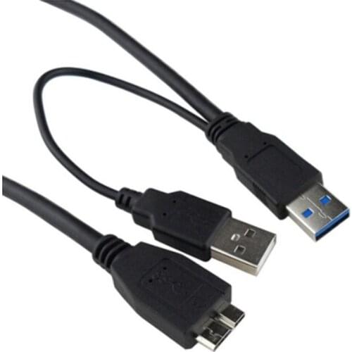 Super Speed USB 3.0 to Micro B Cable USB Type A Micro-B Data Cable for Samsung S5 Note 3 HDD External Hard Drive Disk Cord