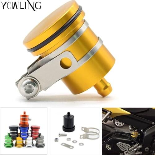 Universal motorcycle CNC Fluid Oil Reservoir Front Brake Clutch Tank Oil Cup FOR yamaha tmax530 tmax500 mt-07 mt-09 honda cb400
