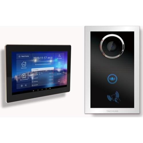 8 Inch Tuya App Remote Control for Villa Video Door Phone RFID Reader IP Intercom System