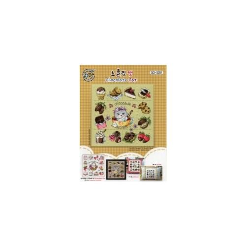 10-so-3251 cross stitch 11CT 18ct 14ct cotton thread embroidery DIY handmade needlework