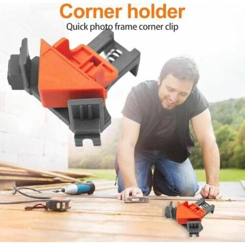 90 Degree Right Angle Clamp Fixing Clips Picture Frame Corner Clamp Woodworking Hand Tool furniture repaire photo reinforcement