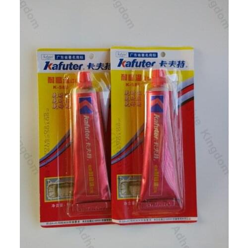 6Pcs 90g kafuter silicone free spacer red glue K-588 automotive electronic machinery liquid sealant high temperature pressure