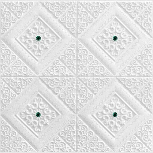 10pcs 3D Foam Waterproof Brick Wall Stickers Tile DIY Self-Adhesive Wallpaper Panels For Home Decor Room Decoration