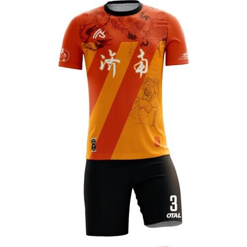 2021 City Style ShanDong JiNan Football Jersey Soccer Uniforms Customize design Soccer jerney