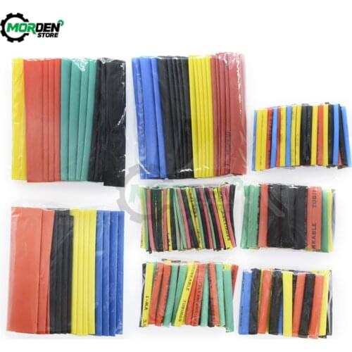 328Pcs/Lot Polyolefin Shrinking Assorted Heat Shrink Tube Wire Cable Insulated Sleeving Tubing Set